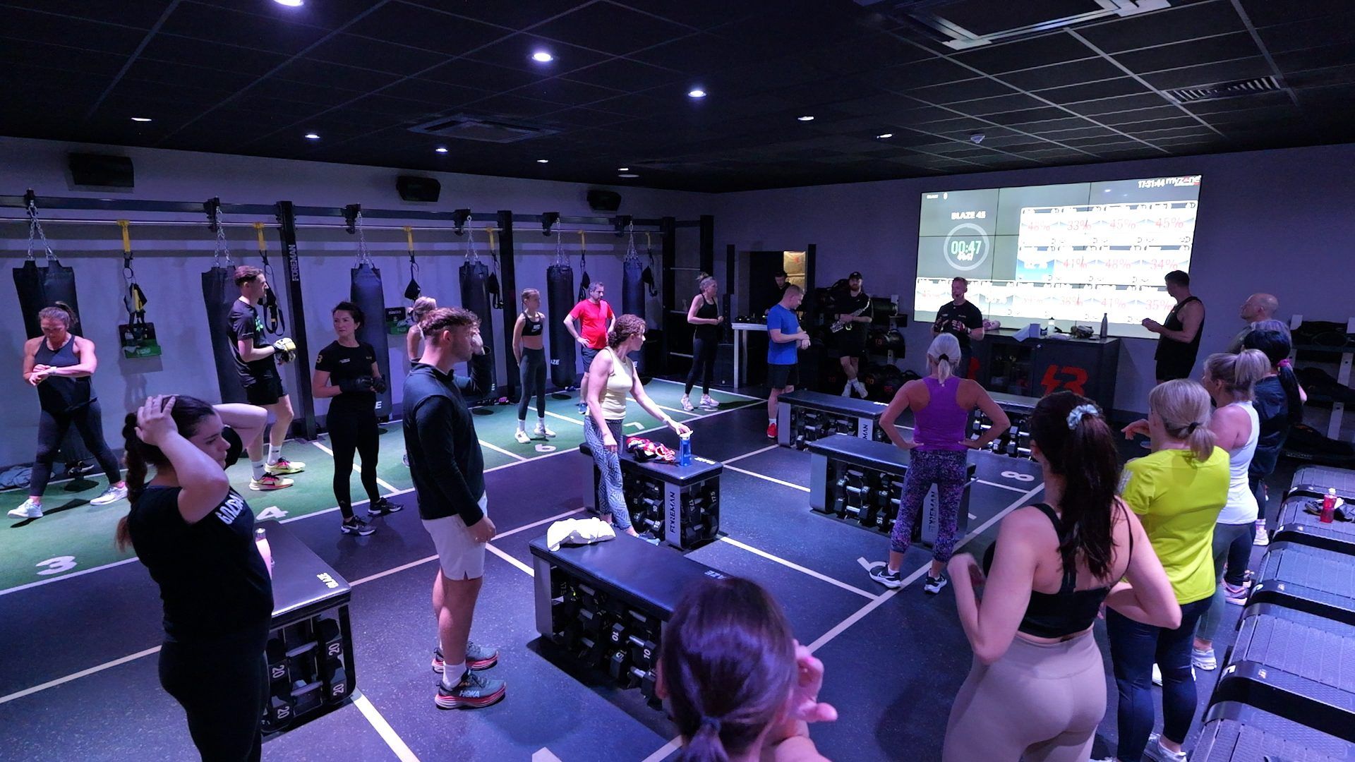 Fitness class at David Lloyd Gym