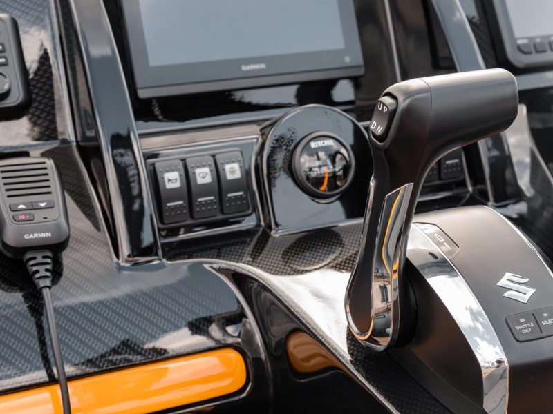 Boat controls and dashboard